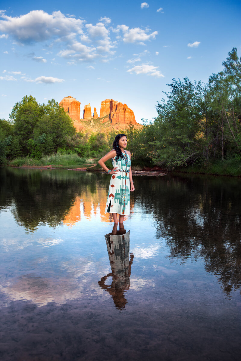 Woman at Cathedral Rock